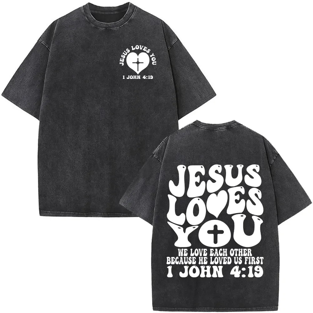 Faith Over Fear Washed Tee