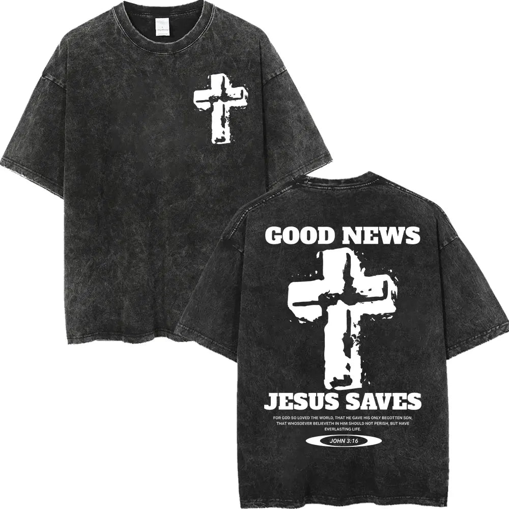 Y2K Jesus Bible Tee