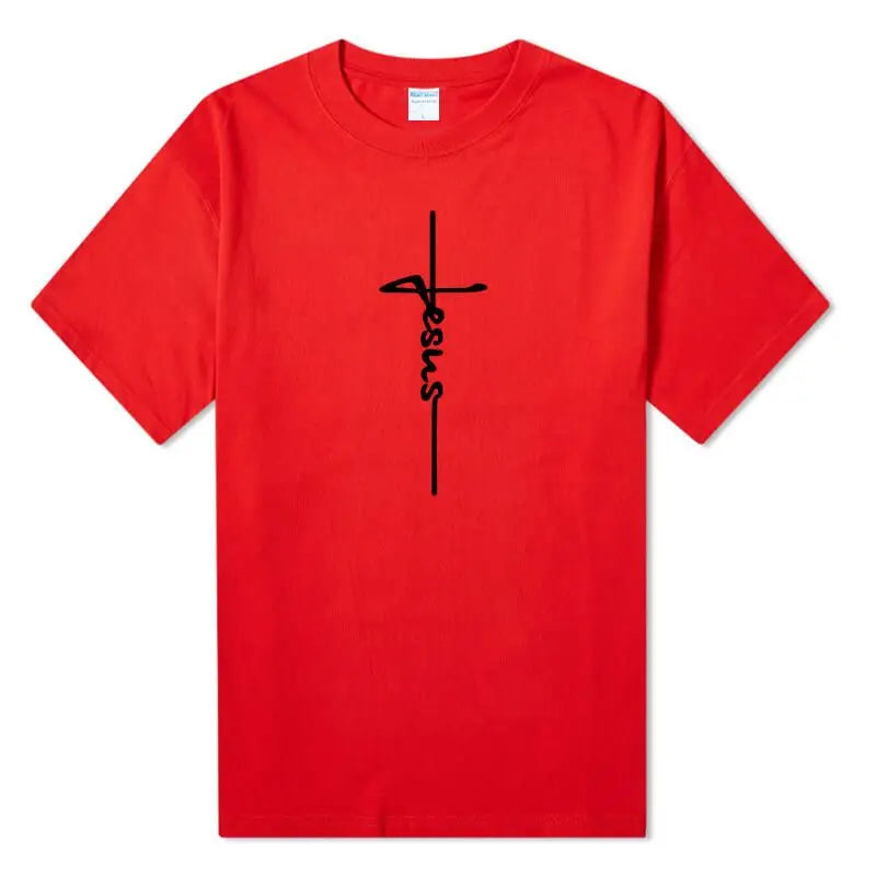 Christian Cross Cotton Tee