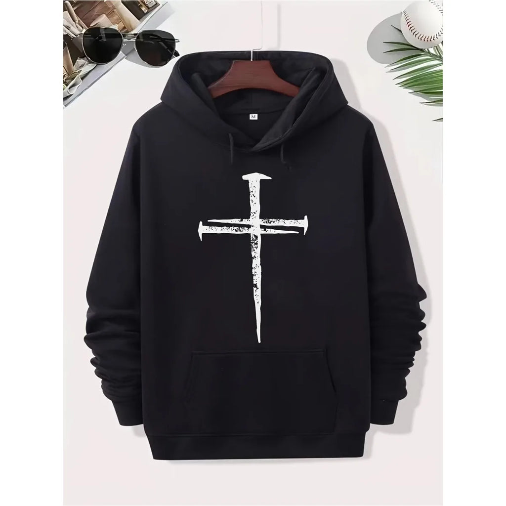 Heavyweight Cross Hoodie