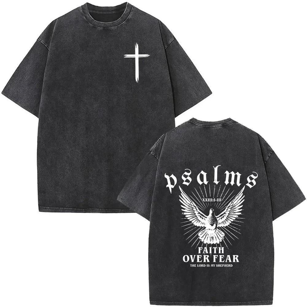 Faith Over Fear Washed Tee