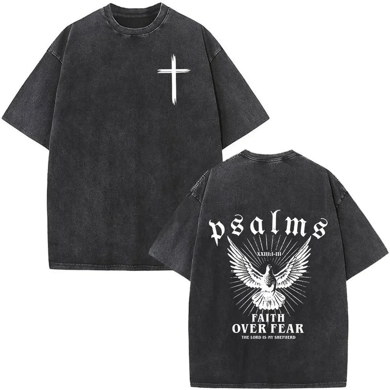 Faith Over Fear Washed Tee